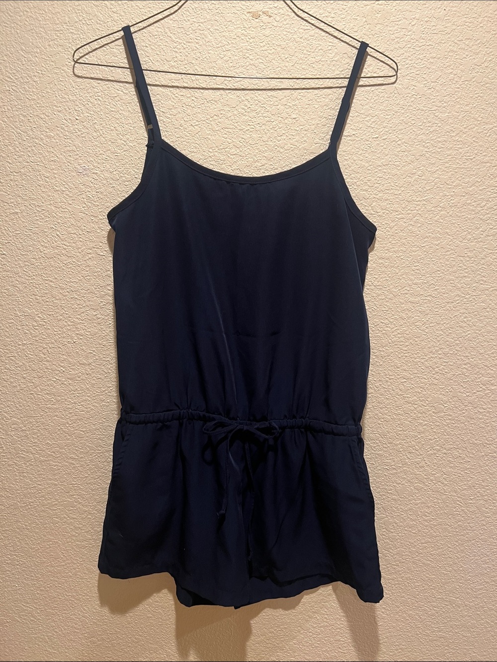 Threads 4 Thought Navy Blue Spaghetti Strap Romper